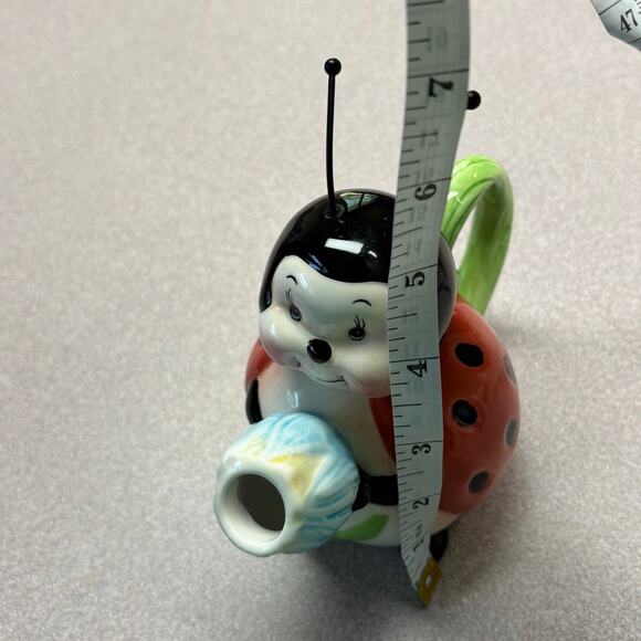 Vintage Ladybug Teapot Personal Size - Picture 7 of 11